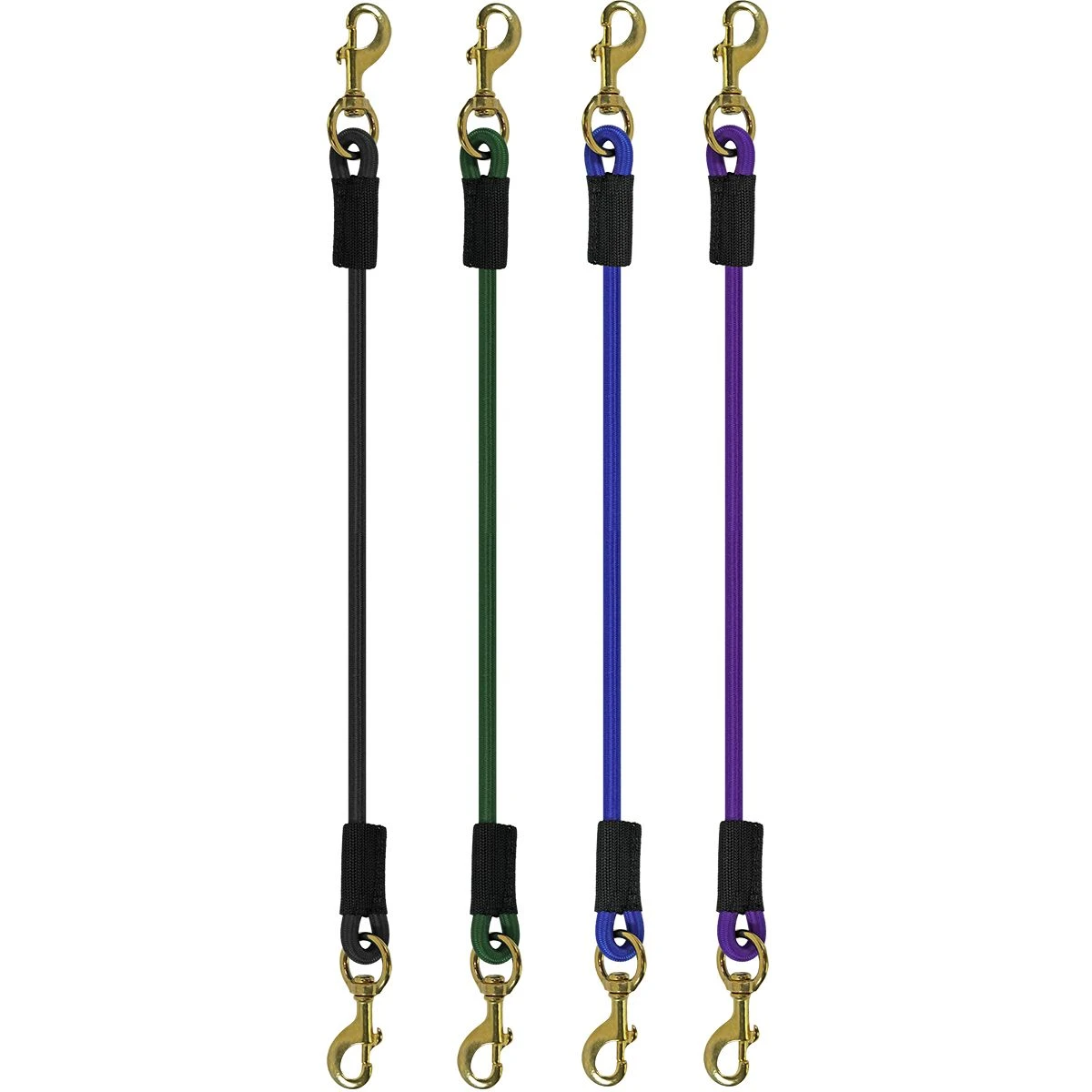 Stall Tie Bungee Brass Snap - 31 Inch 3 Stall Tie Bungee Brass Snap - 31 Inch