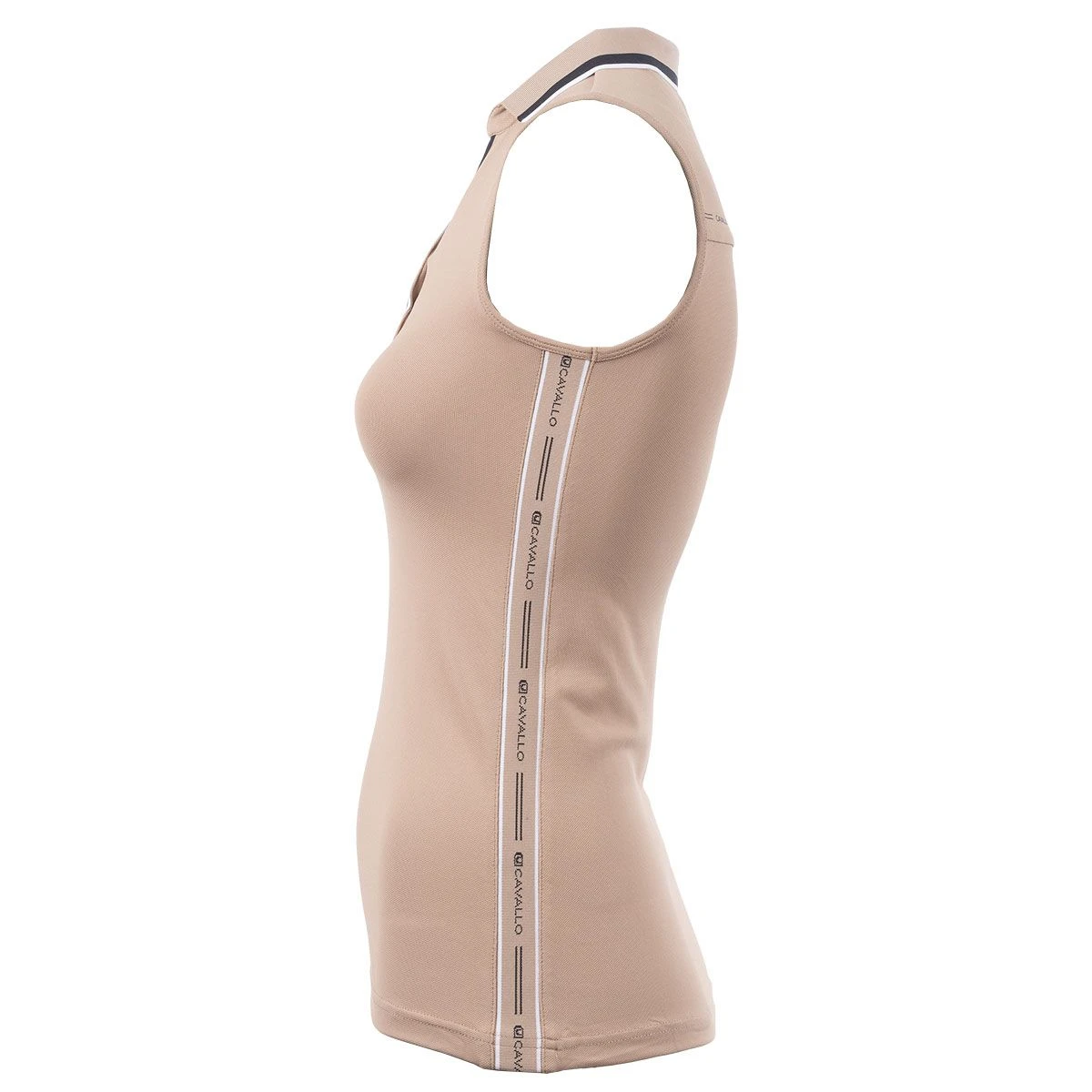 Cavallo Fleur Sleeveless Ladies Polo 4 Cavallo Fleur Sleeveless Ladies Polo - Image 2