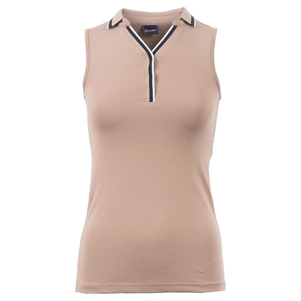 Cavallo Fleur Sleeveless Ladies Polo 3 Cavallo Fleur Sleeveless Ladies Polo