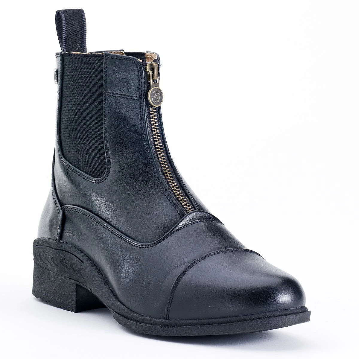 Ovation Quantum Zip Ladies Paddock Boot Black 3 Ovation Quantum Zip Ladies Paddock Boot Black