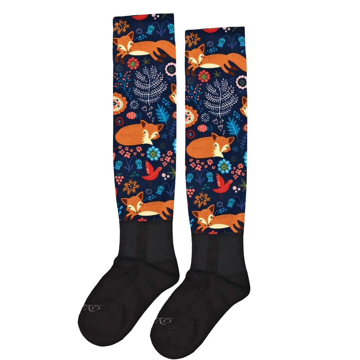 Ovation Zocks PerformerZ Child OTC Boot Sock - Playful Fox 3 Ovation Zocks PerformerZ Child OTC Boot Sock - Playful Fox