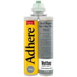 Vettec Adhere Black Glue On Shoe Material 210 Cc Cartridge