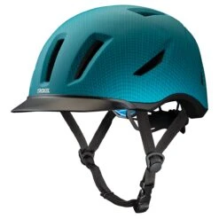 Troxel Terrain Helmet - Teal Carbon