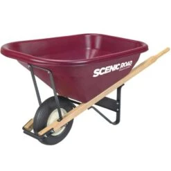 Wheelbarrow Single Wheel 6 Cu Ft
