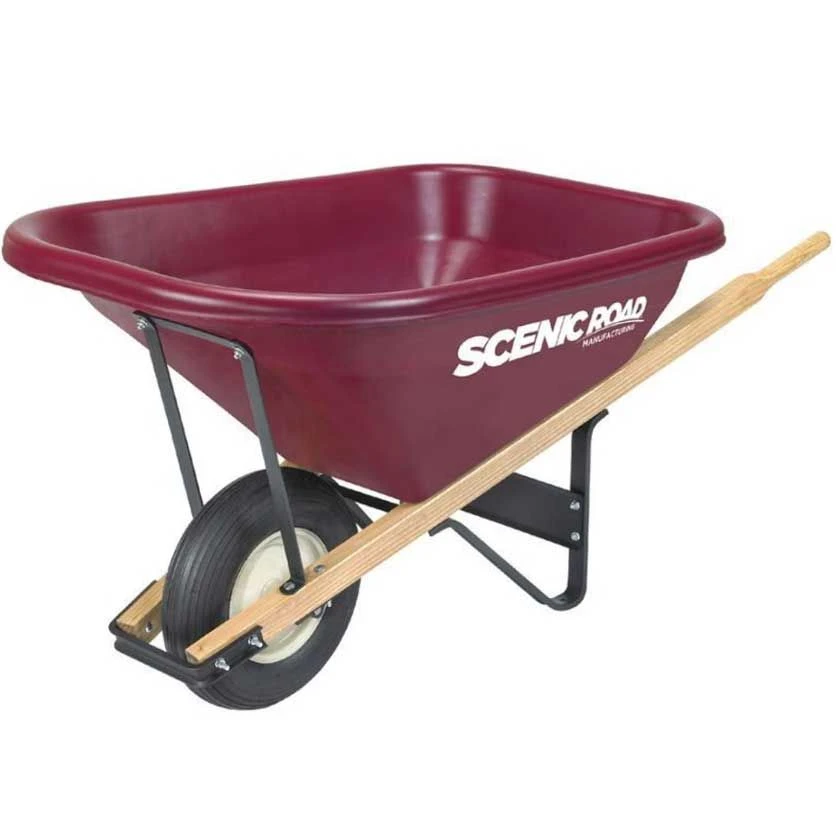 Wheelbarrow Single Wheel 6 Cu Ft 3 Wheelbarrow Single Wheel 6 Cu Ft