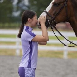 Kerrits Always Cool Ice Fil Short Sleeve Girls Quarter Zip-Sol -Sports-Equestrian Supplies 60283k c1157 alt2 u5yho2ueqikcthhb