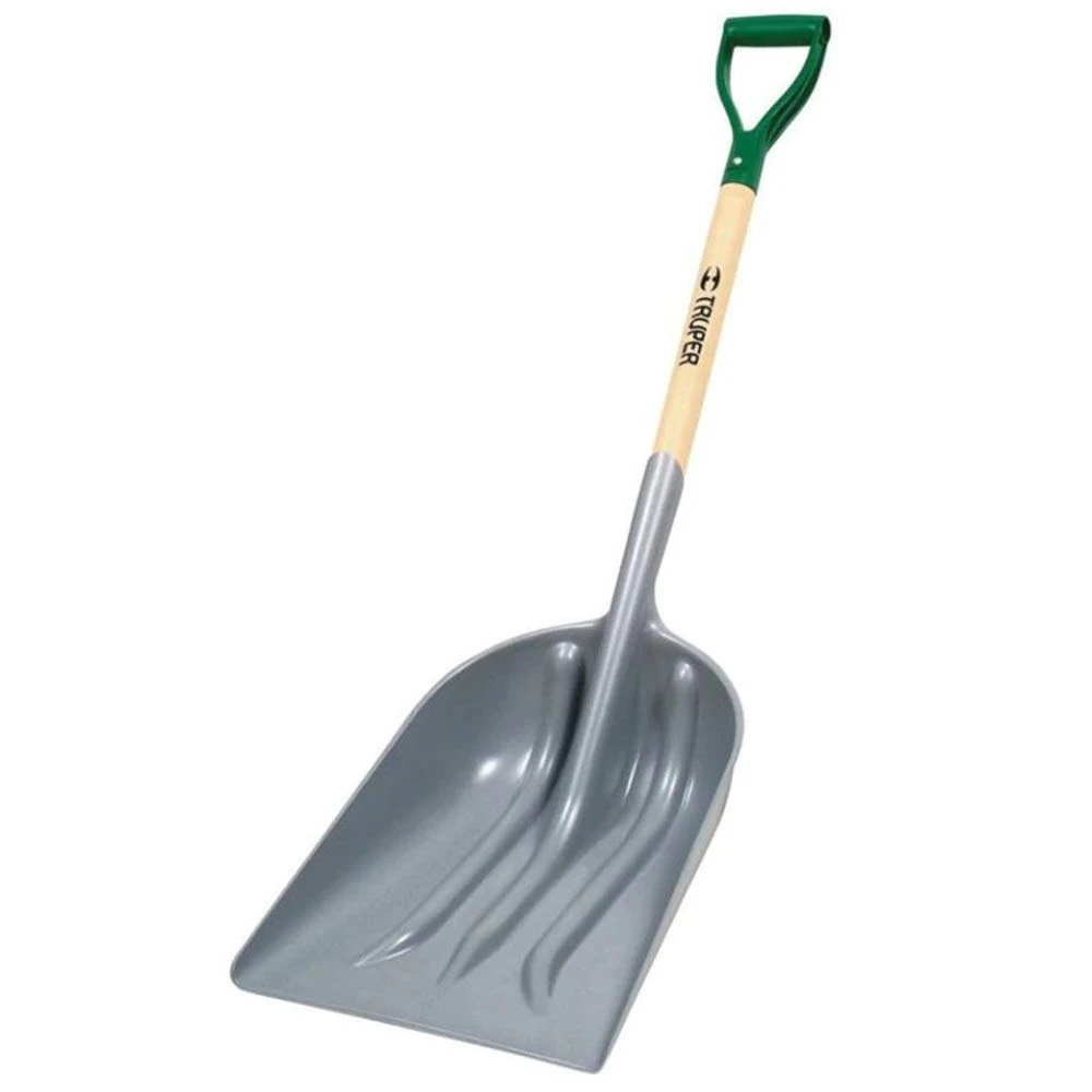 D-Wood Handle Poly Scoop Shovel 29 Inch 3 D-Wood Handle Poly Scoop Shovel 29 Inch
