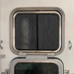 Trailer Window Screen With Zipper
