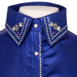 Azure Ladies Western Show Blouse -Sports-Equestrian Supplies 70020r r c1159 alt2 tbhdwzq5cmahdm3q
