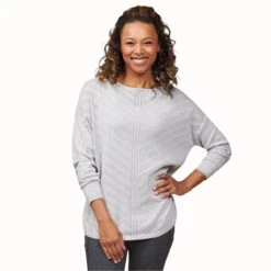 EQL Chevron Pointelle Ladies Sweater