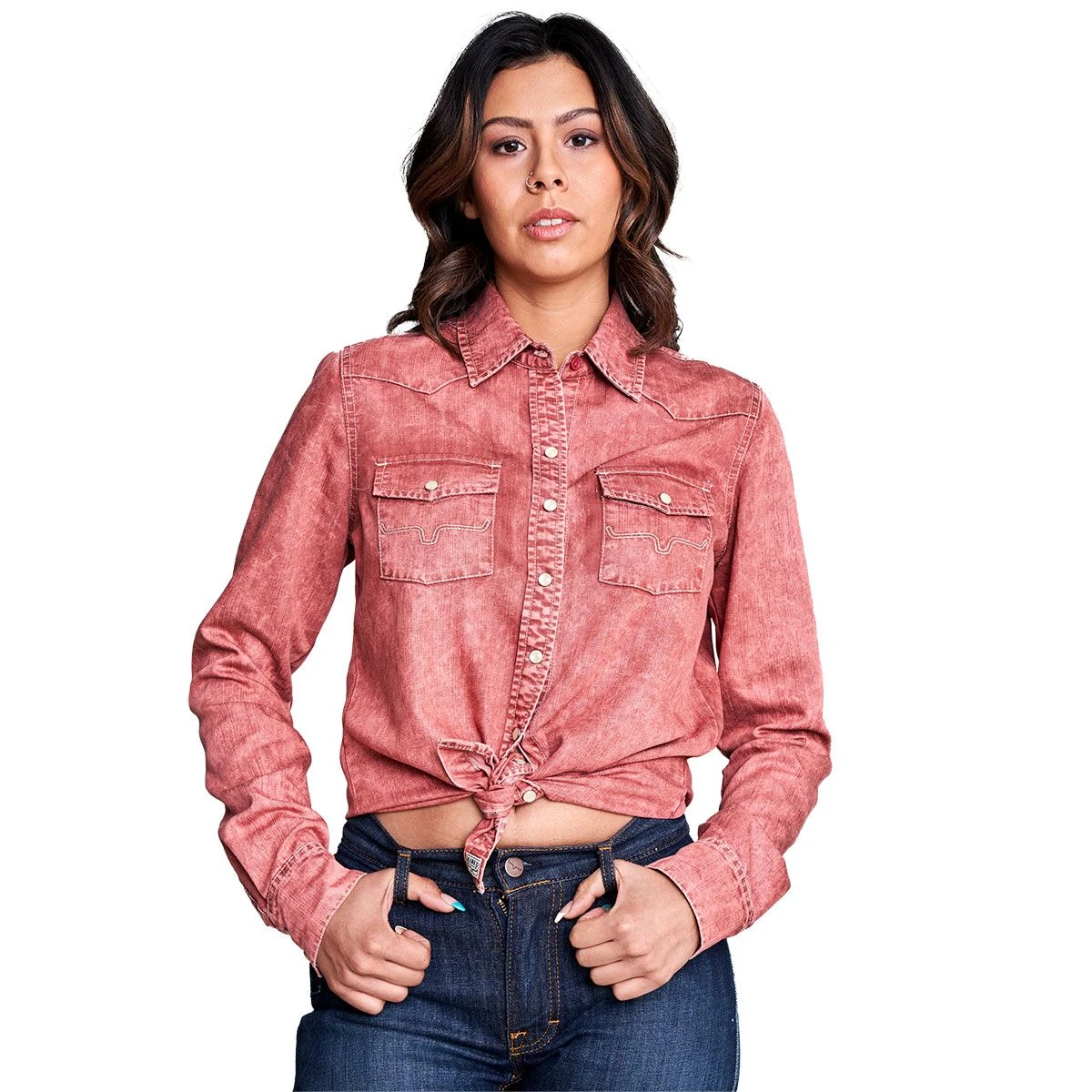 Kimes Ranch Kimes KC Tencel Ladies Western Shirt 5 Kimes Ranch Kimes KC Tencel Ladies Western Shirt - Image 3