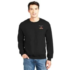 Crew Neck Sweatshirt With Left Chest Embroidery -Sports-Equestrian Supplies 861s c1105 uqrxjxqobgaluh9r