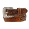 Ariat Ostrich Embossed Mens Belt -Sports-Equestrian Supplies a1024402 c1109 vyi8ocugaiobsfsg