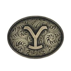 Montana Silversmiths Y Filigree Belt Buckle