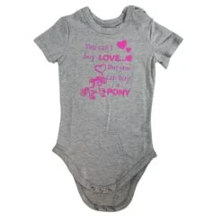 Belle & Bow Buy A Pony Infant Onesie