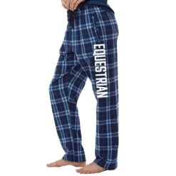Womens Haley Flannel Pants With Lettering