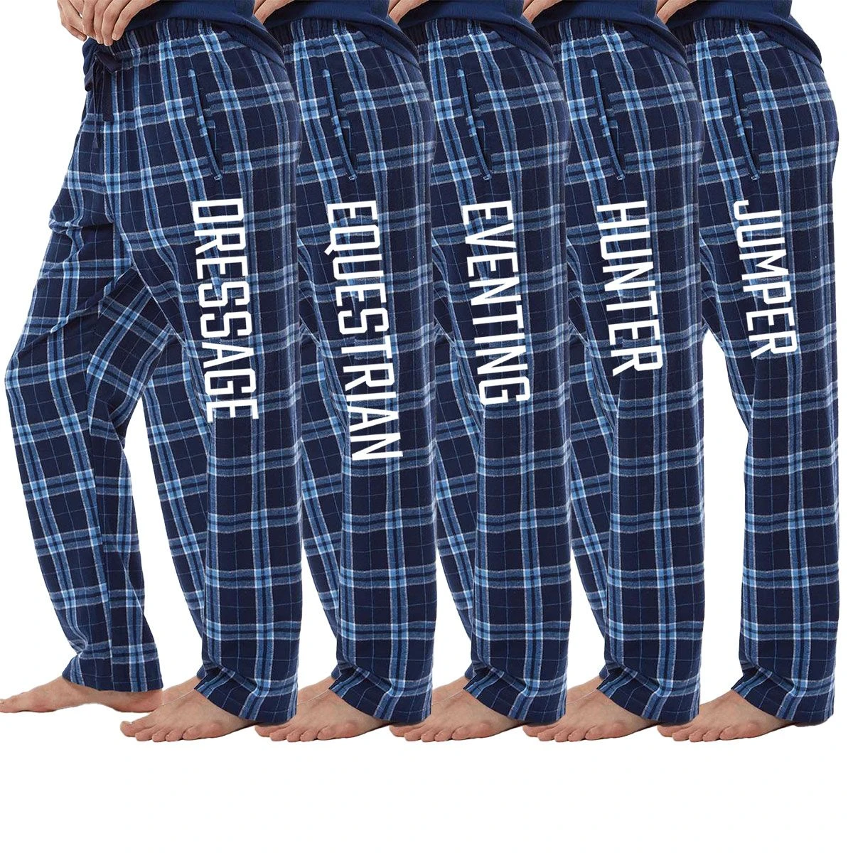 Womens Haley Flannel Pants With Lettering 5 Womens Haley Flannel Pants With Lettering - Image 3