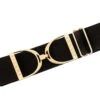 Ellany Black Gold Stirrup Elastic Ladies Belt -Sports-Equestrian Supplies blk2gs c1105 kxkinlsw11yhnl2p