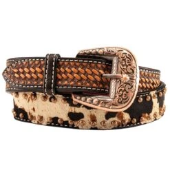 Rafter T Peppered Hide Ladies Belt