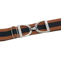 Ellany Calucci Silver Stirrup Elastic Ladies Belt