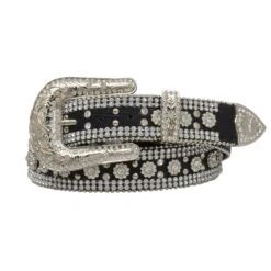 Angel Ranch Gator Flower Concho Ladies Belt