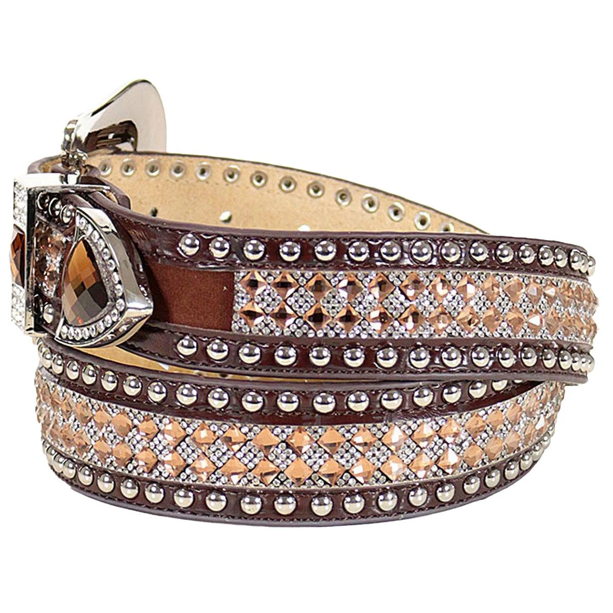 Angel Ranch Gator Topaz Crystal Ladies Belt 5 Angel Ranch Gator Topaz Crystal Ladies Belt - Image 3