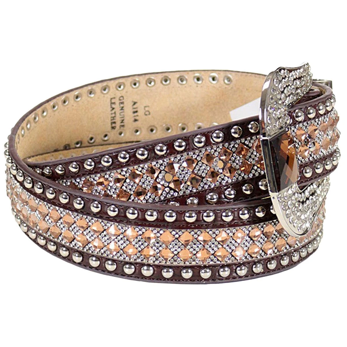 Angel Ranch Gator Topaz Crystal Ladies Belt 4 Angel Ranch Gator Topaz Crystal Ladies Belt - Image 2