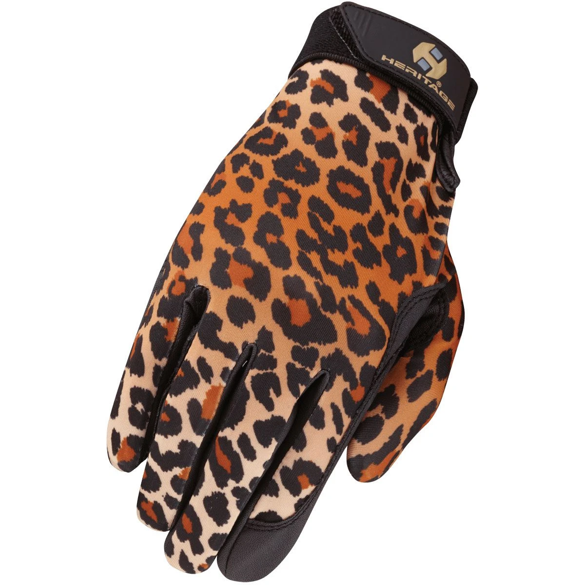 Heritage Performance Ladies Riding Gloves - Leopard 3 Heritage Performance Ladies Riding Gloves - Leopard