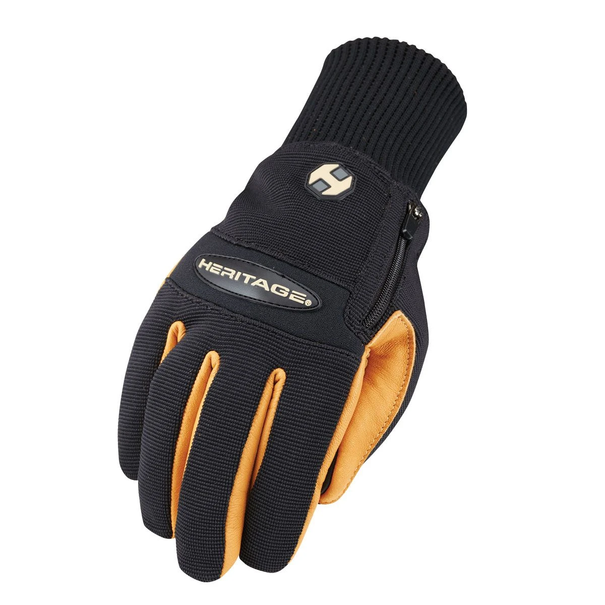 Heritage Winter Work Glove - Black-Tan 3 Heritage Winter Work Glove - Black-Tan