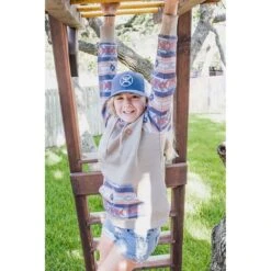 Hooey Summit Space Dye Aztec Girls Hoodie -Sports-Equestrian Supplies hh1198c k c1125 alt3 2klfvuzmpopvdokg