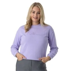 LeMieux Chloe Crew Neck Ladies Sweashirt - Wisteria