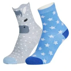 LeMieux Mini Horse Character 2-Pack Girls Socks