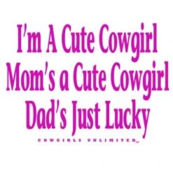 Dads Just Lucky Girls Tee