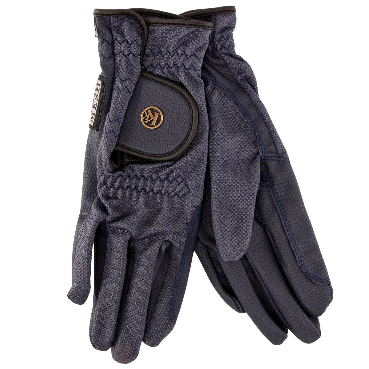 Kunkle Equestrian Premium Mesh Show Glove - Navy Blue 3 Kunkle Equestrian Premium Mesh Show Glove - Navy Blue