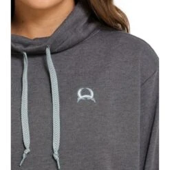 Cinch Grey Logo Ladies Hoodie -Sports-Equestrian Supplies mak7904001 c1125 alt3 kyqrbzocwhctwiad