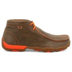 Twisted X Chukka Mens Driving Moc - Bomber Neon Orange -Sports-Equestrian Supplies mdm0019 c1175 alt2 ujvfae9ahzfrmiac