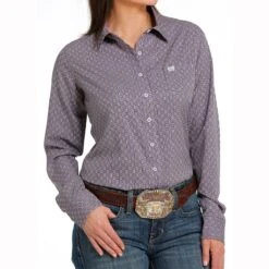 Cinch ArenaFlex Lavender Print Ladies Western Shirt 7 Cinch ArenaFlex Lavender Print Ladies Western Shirt -Sports-Equestrian Supplies msw9163018 c1135 alt2 y2fy3gox60syo4ky