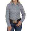 Cinch Pinstripe Ladies Western Shirt -Sports-Equestrian Supplies msw9164188 c1146
