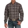 Cinch Autumn Plaid Mens Western Shirt