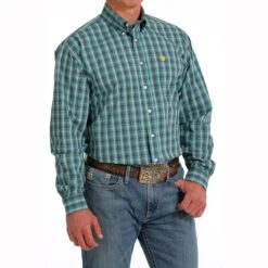 Cinch Teal Plaid Mens Western Shirt 9 Cinch Teal Plaid Mens Western Shirt -Sports-Equestrian Supplies mtw1105578 c1168 alt3 sffsg7lw1aeiyzhh