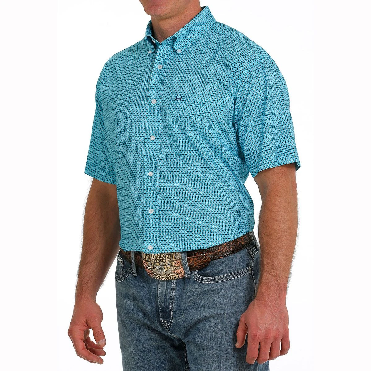 Cinch ArenaFlex Short Sleeve Mens Western Shirt 5 Cinch ArenaFlex Short Sleeve Mens Western Shirt - Image 3