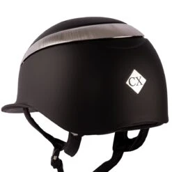 Charles Owen Halo CX Luxe MIPS -Black Matte With Platinum Ring 10 Charles Owen Halo CX Luxe MIPS -Black Matte With Platinum Ring -Sports-Equestrian Supplies myhal cx2 c1105 alt3 vsqy1ac4htku6ptv