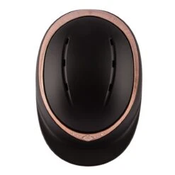 Charles Owen Halo CX MIPS - Black Matte With Stellar Rose Gold -Sports-Equestrian Supplies myhal cx6 c1105 alt4 wcdmvwalxjtxjdn5