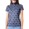 Montar Aisha Mon-Tech Short Sleeve Ladies Quarter Zip -Sports-Equestrian Supplies p12326mn c1146 ddljkcz7sdrhodvz