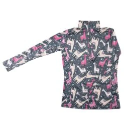 No Probllama Girls Quarter Zip