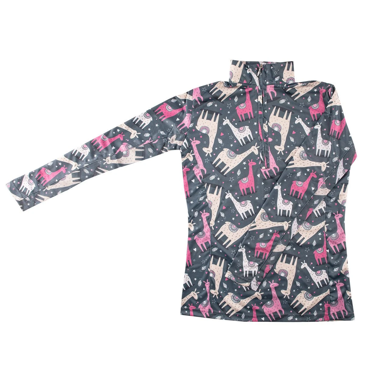 No Probllama Girls Quarter Zip 3 No Probllama Girls Quarter Zip