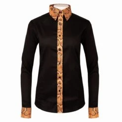 Narissa Black Ladies Western Shirt