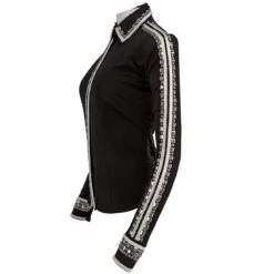 Jesse Black Ladies Western Show Shirt -Sports-Equestrian Supplies r70160 c1105 alt3 xdnd1evlalcw1qjq