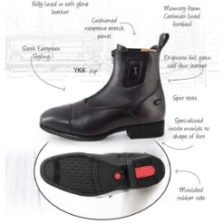 Tredstep Medici II Front Zip Paddock Boot -Sports-Equestrian Supplies ts19m2fz c1105 alt3 qcman3rvvcx8rwxf