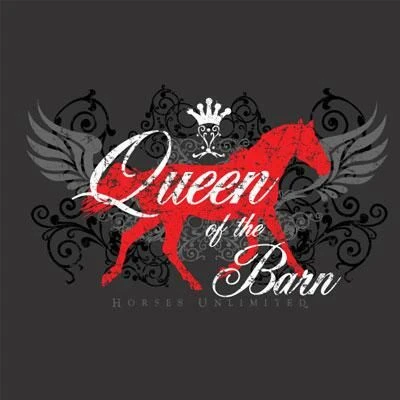 Queen Of The Barn Ladies Tee 3 Queen Of The Barn Ladies Tee